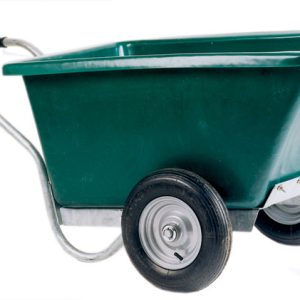 Laadukas 250 L kottikärry vankalla sinkityllä rungolla